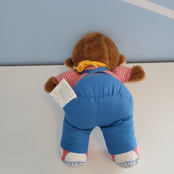 Vintage Monkey Bear Plush 1983 Amtoy Jungle Friends - Picture 7 of 9